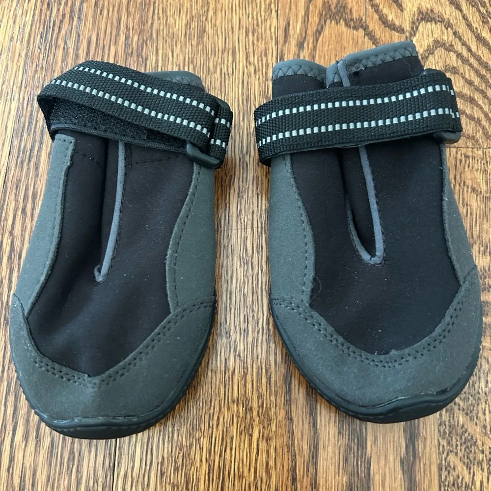 Dog Booties Lot Waterproof Anti-Slip Paw Shoes Reflective Straps Large XL